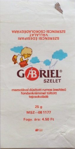 Gábriel csokoládé szelet