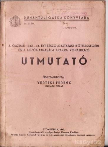 Útmutató gazdáknak