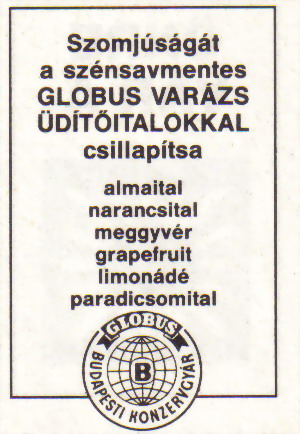 Globus varázs üdítőitalok Globus varázs üdítőitalok