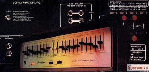 1980/1-es Hifi Magazin Poszter (Soundcraftsmen 20-12A)