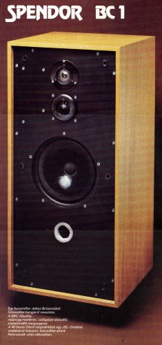 Spendor BC1 -1980/2-es Hifi Magazin Poszter