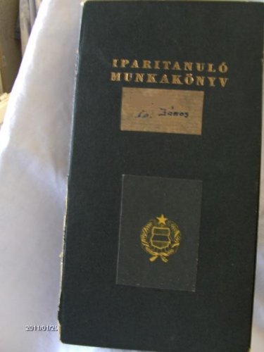 Iparitanuló munkakönyv