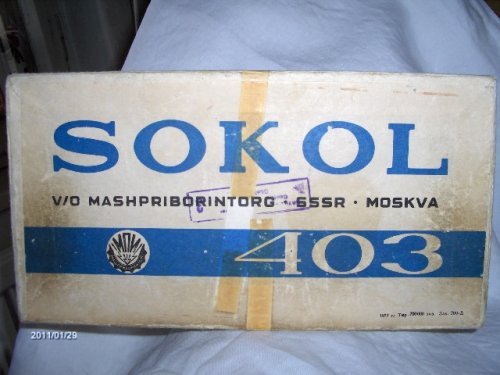 Sokol rádió 403 doboza
