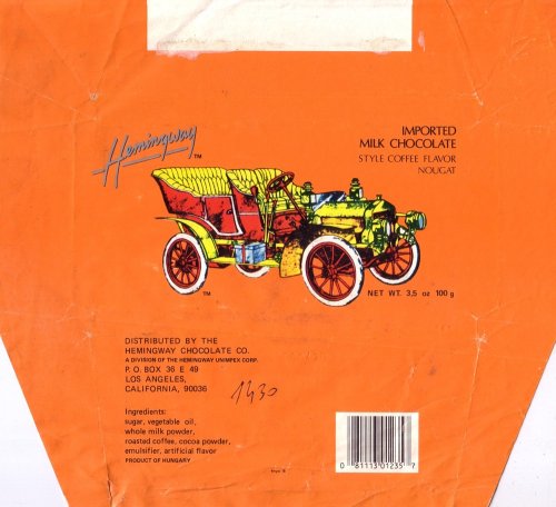 Hemingway csokoládé