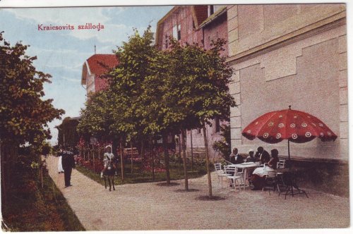 Hévízfürdő képeslap 1916