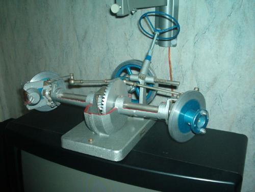 Taneszköz: mellső hajtott tengely