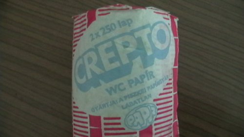 Crepto toalett papír