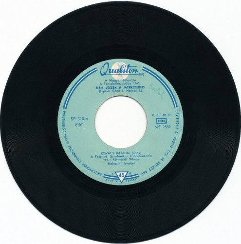 Kovács Kati - Táncdalfesztivál '66 kislemez