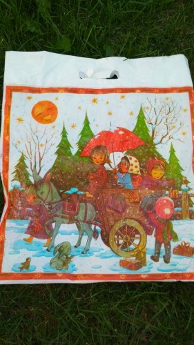 Karácsonyi reklámzacskó