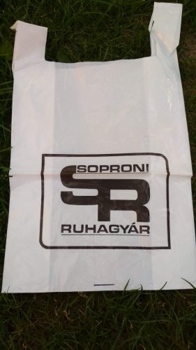 Soproni ruhagyár reklámzacskó Soproni ruhagyár reklámzacskó