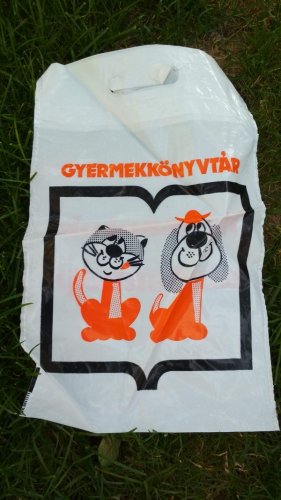 Gyermekkönyvtár reklámzacskó Gyermekkönyvtár reklámzacskó