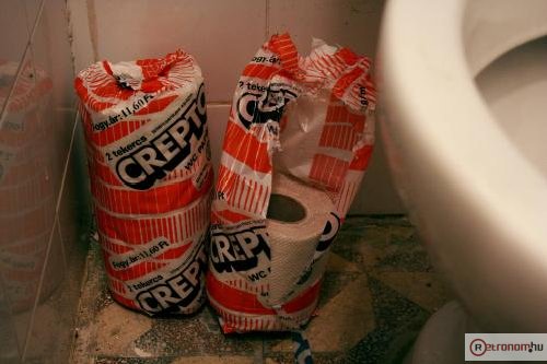Crepto toalett papír
