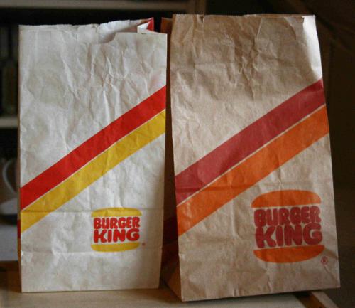 Burger King zacskók