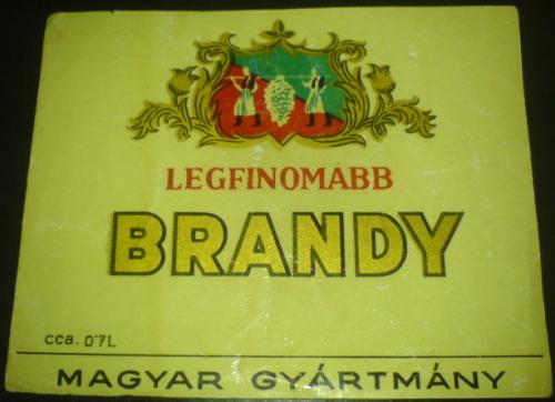 Brandy ital címke