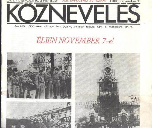 Köznevelés c. lap