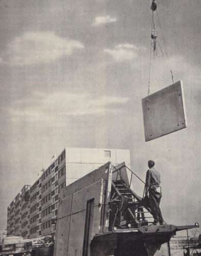 Kelenföldi lakótelep épül