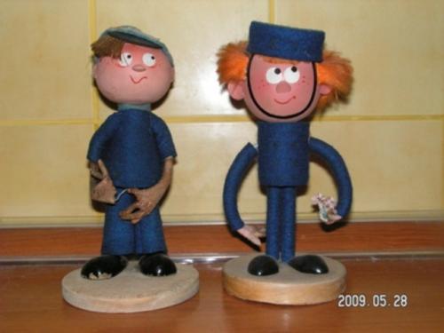 Foky Ottó bábfigurák