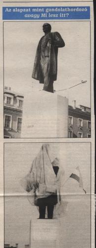 Lenin elvtárs letakarva Lenin elvtárs letakarva