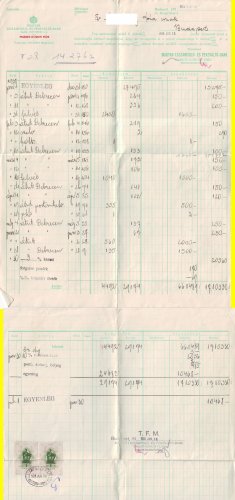 Leszámítoló bank elszámolás 1938 Leszámítoló bank elszámolás 1938