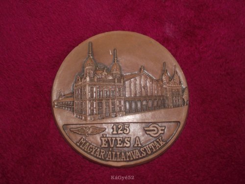 MÁV kerámia falidísz MÁV kerámia falidísz