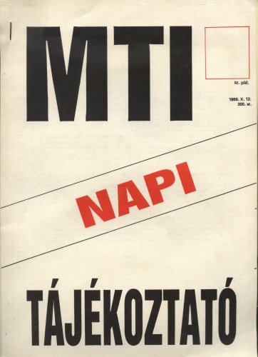 MTI tájékoztató füzet