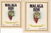 Malaga bor italcímke