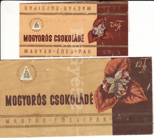 Mogyorós csokoládé csokipapír Mogyorós csokoládé csokipapír