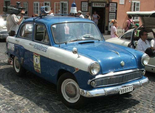 Moszkvics 407 rendőrautó Moszkvics 407 rendőrautó