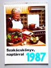 Szakácskönyv naptárral 1987