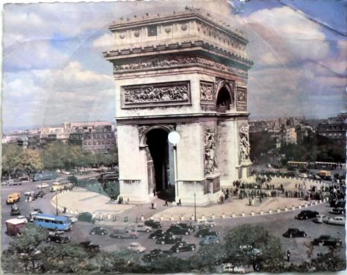 Párizs hanglemez képeslap