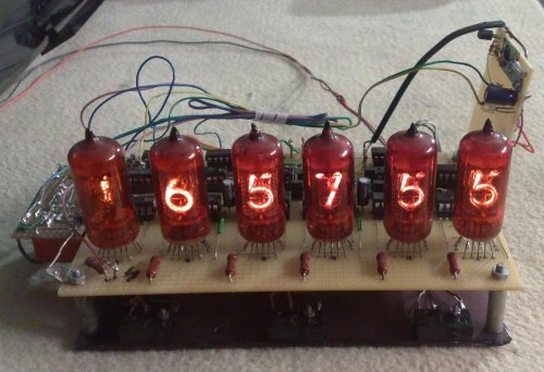 Nixie óra TTL z570m Nixie óra TTL z570m