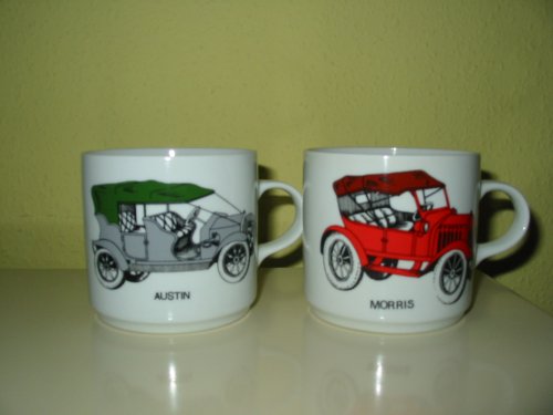 Bögre régi autó modellekkel