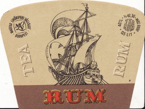 Tea rum italcímke Tea rum italcímke