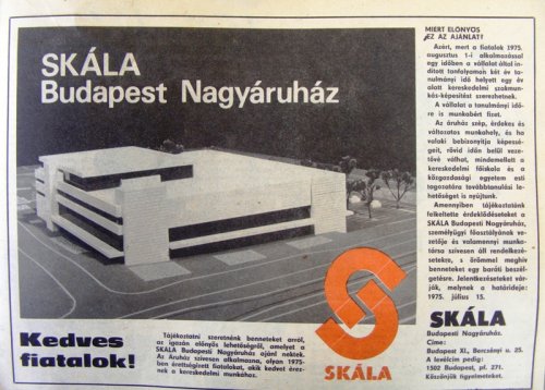 Skála Budapest Áruház állásajánlata