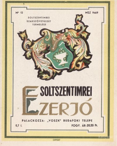 Soltszentimrei ezerjó Soltszentimrei ezerjó