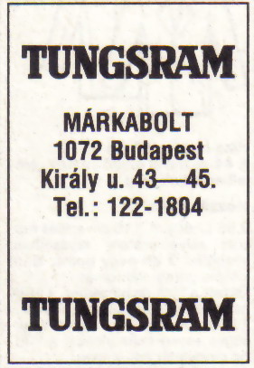 Tungsram márkabolt