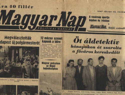 Magyar Nap újság Magyar Nap újság