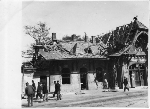 Bombázás után