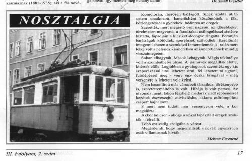 Szombathelyi villamosról