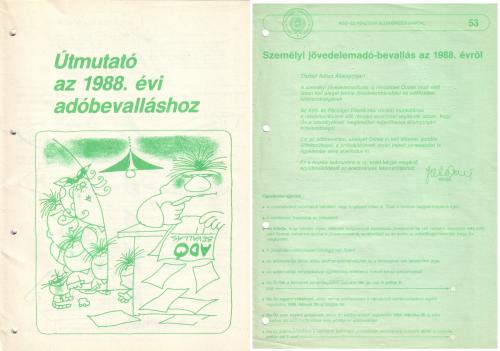 Személyi jövedelemadó bevallás, az első Személyi jövedelemadó bevallás, az első