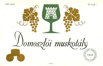 Boroscímke - Domoszlói muskotály