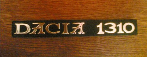 Dacia 1310 felirat Dacia 1310 felirat