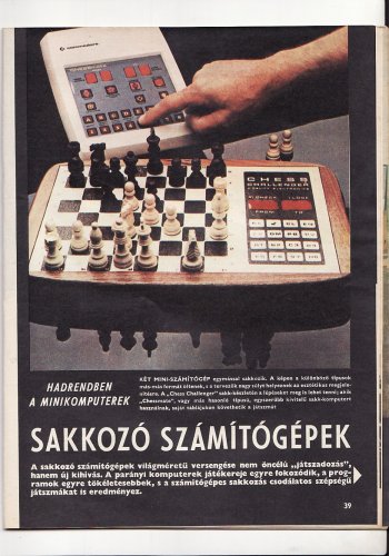 Sakkozó számitógépek Sakkozó számitógépek