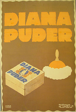Diana púder  plakát