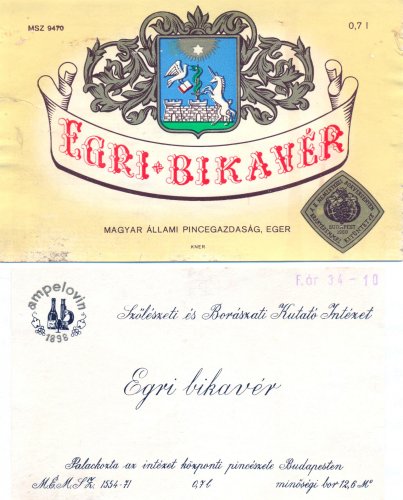 Borcímkék hetvenes években Borcímkék hetvenes években