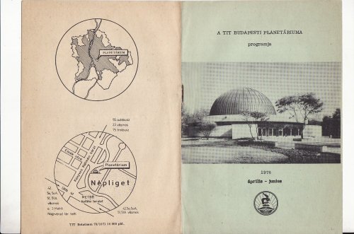 Planetárium program