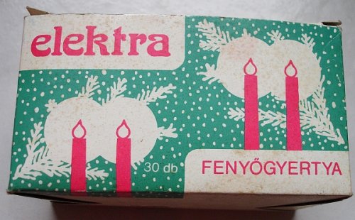 Elektra fenyőgyertya