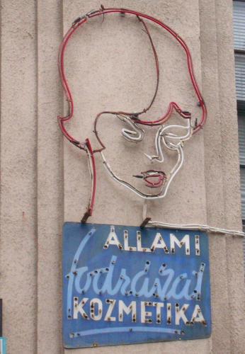 Állami fodrászat neon