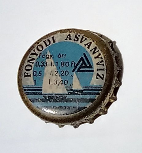 Fonyódi ásványvíz kupak Fonyódi ásványvíz kupak