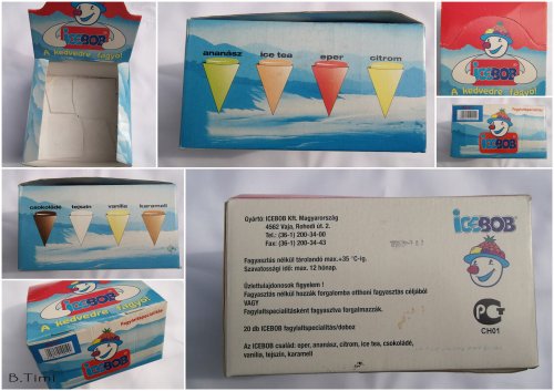 Icebob jégkrém doboza
